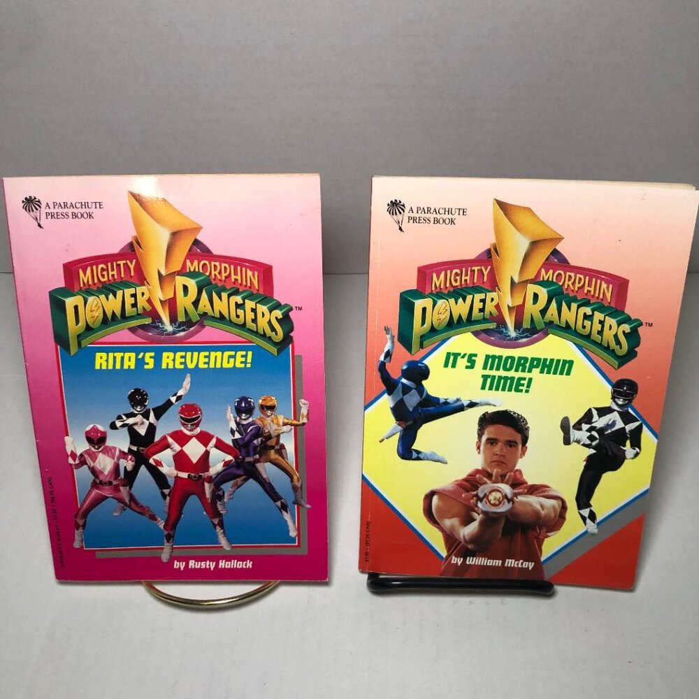 Vintage 90's Mighty Morphin Power Rangers It's Morphin Time & Rita's Revenge